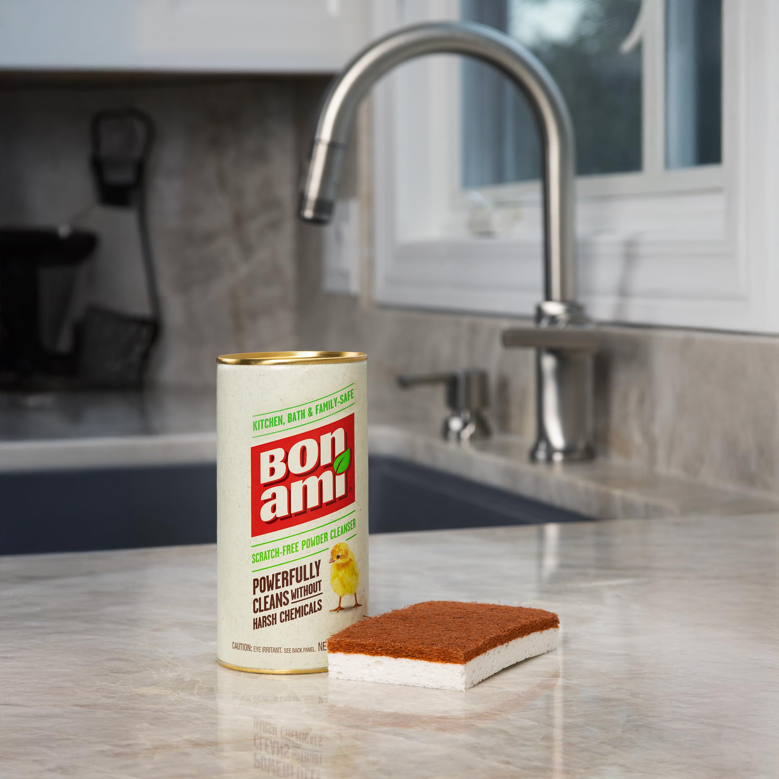 BON AMI Powder Cleanser for Kitchens & Bathrooms - All types of